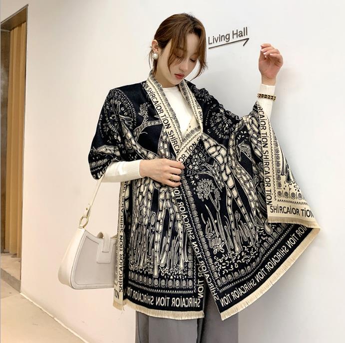Women Winter Scarf Cashmere Wraps Luxury Design Plaid Pashmina Shawls For Ladies Thick Warm Hijab Blanket
Women Winter Scarf Cashmere Wraps Luxury Design Plaid Pashmina Shawls For Ladies Thick Warm Hijab Blanket