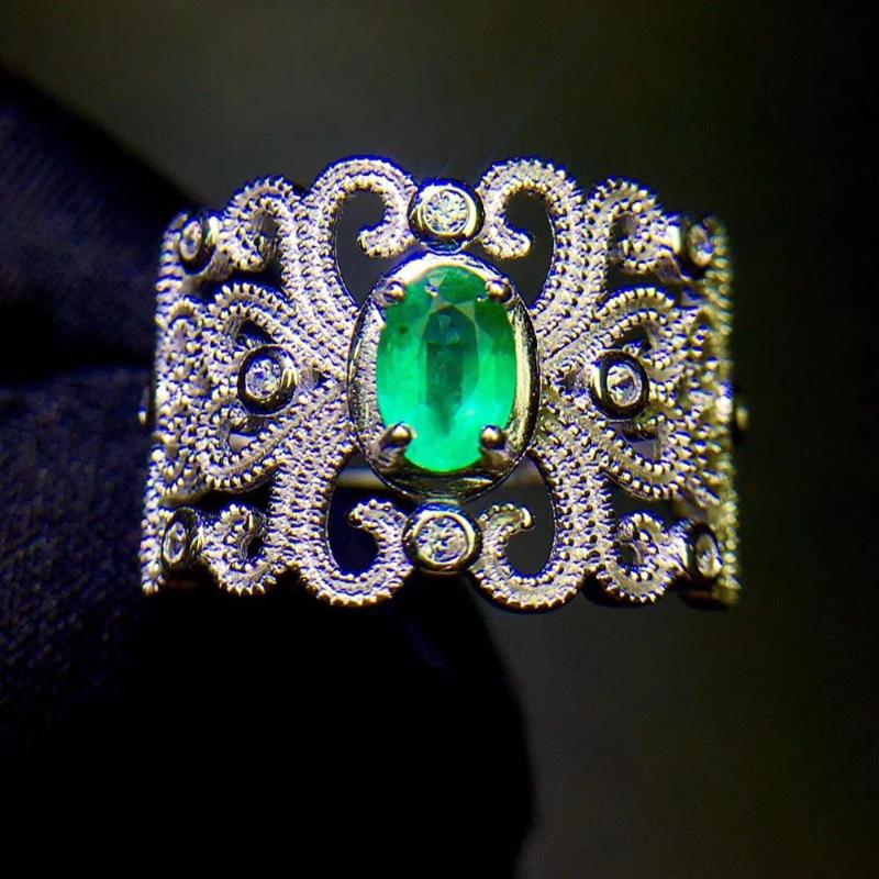 Cluster Rings Natural Green Emerald Gem Ring Gemstone S925 Silver Ancient Wide Big Thick Men Women Girl Party Gift Jewelry
Cluster Rings Natural Green Emerald Gem Ring Gemstone S925 Silver Ancient Wide Big Thick Men Women Girl Party Gift Jewelry