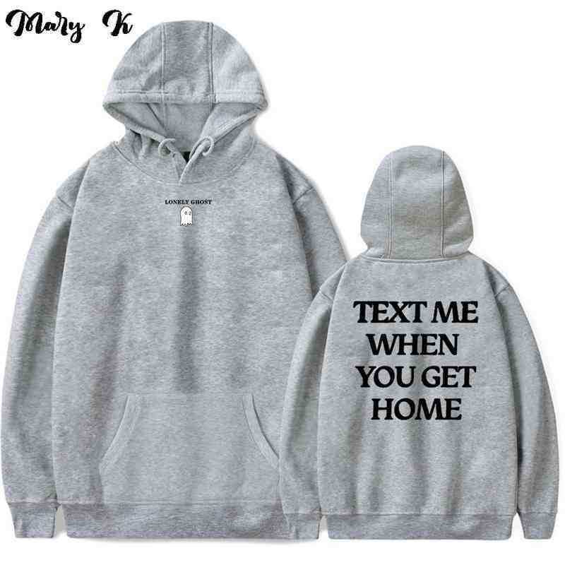 Lonely Ghost text me when you get home hoodies Men Women Print Funny Vintage Hoodie Sweatshirts Unisex Tracksuit brands streetwear6, Wy02
Lonely Ghost text me when you get home hoodies Men Women Print Funny Vintage Hoodie Sweatshirts Unisex Tracksuit brands streetwear6, Wy02