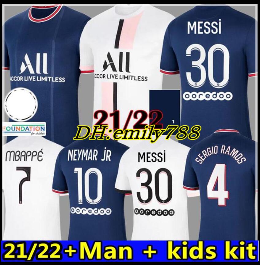 21 22 MESSI MBAPPE SERGIO RAMOS soccer jersey PSGsoccer HAKIMI Maillots de football shirts Goalkeeper DONNARUMMA 2021 2022 MARQUINHOS VERRATTI Men+kids kit uniform, 20-21 home
21 22 MESSI MBAPPE SERGIO RAMOS soccer jersey PSGsoccer HAKIMI Maillots de football shirts Goalkeeper DONNARUMMA 2021 2022 MARQUINHOS VERRATTI Men+kids kit uniform, 20-21 home