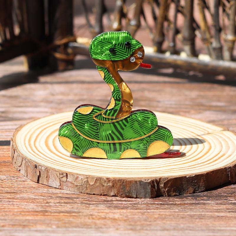 Pins, Brooches Custom Acrylic Cute Snake Pins For Women Vivid Animal Brooch Acetate Fiber Halloween Christmas Gifts Costume Jewelry, Gray
Pins, Brooches Custom Acrylic Cute Snake Pins For Women Vivid Animal Brooch Acetate Fiber Halloween Christmas Gifts Costume Jewelry, Gray