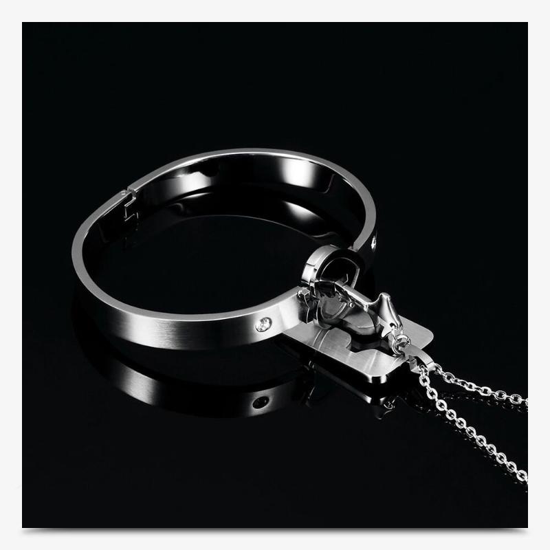 Earrings & Necklace Fashion 2021 A Couple Jewelry Sets Stainless Steel Love Heart Lock Bracelets Bangles Key Couples Pendant Drop, Silver
Earrings & Necklace Fashion 2021 A Couple Jewelry Sets Stainless Steel Love Heart Lock Bracelets Bangles Key Couples Pendant Drop, Silver