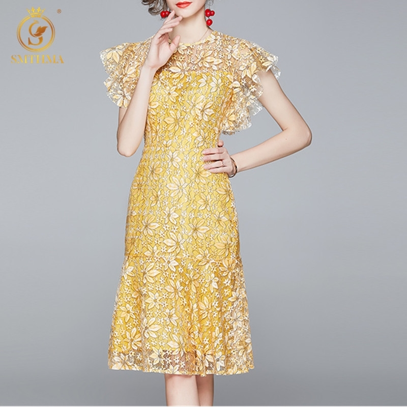Fashion Women Party Dress Vintage Elegant Short Sleeve Lace Hollow Out Summer Ladies High Quality Robe 210520, Photo color
Fashion Women Party Dress Vintage Elegant Short Sleeve Lace Hollow Out Summer Ladies High Quality Robe 210520, Photo color