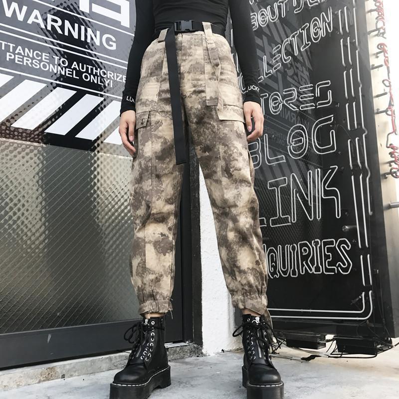 Women's Pants & Capris 2021 High Waist Camouflage Cargo Hip Hop Women Camo Streetwear Pocket Trousers Sweatpants And Joggers With Belt1, Black;white
Women's Pants & Capris 2021 High Waist Camouflage Cargo Hip Hop Women Camo Streetwear Pocket Trousers Sweatpants And Joggers With Belt1, Black;white