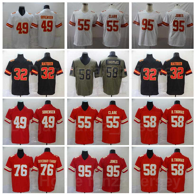 Men Football 49 Daniel Sorensen Jersey 95 Chris Jones 76 Duvernay-Tardif 55 Frank Clark 32 Tyrann Mathieu 58 Derrick Thomas Vintage Stitched, Black;red
Men Football 49 Daniel Sorensen Jersey 95 Chris Jones 76 Duvernay-Tardif 55 Frank Clark 32 Tyrann Mathieu 58 Derrick Thomas Vintage Stitched, Black;red