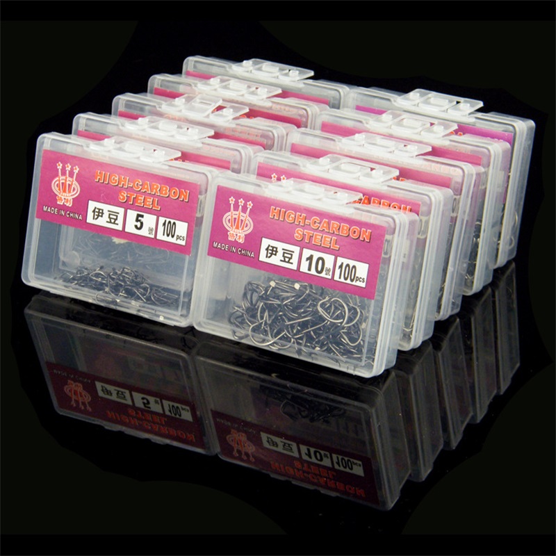 100PCS High Carbon Steel Fishhooks barbed Hook Soft Lure Bait Fish hooks Efficiency Fishing 292 B3
100PCS High Carbon Steel Fishhooks barbed Hook Soft Lure Bait Fish hooks Efficiency Fishing 292 B3