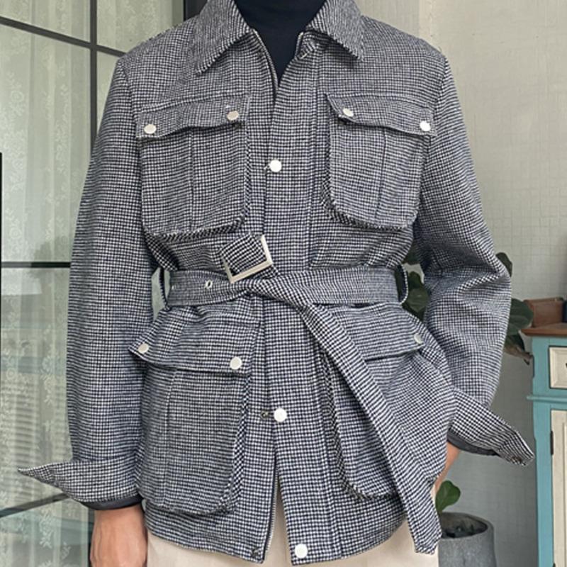 Men's Trench Coats Monteau Homme Pilot Jacket Men Fall Winter Thickened Abrigo Hombre Belt Coat Thousand Bird Grid Male Erkek Mont, Tan;black
Men's Trench Coats Monteau Homme Pilot Jacket Men Fall Winter Thickened Abrigo Hombre Belt Coat Thousand Bird Grid Male Erkek Mont, Tan;black