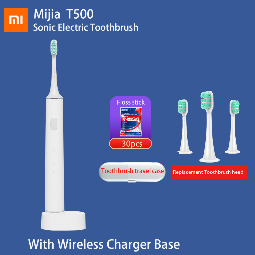 Original Xiaomi T500 Sonic Electric Toothbrush Mi Long Battery Life IPX7 Mijia Tooth Brush High Frequency Vibration Magnetic
Original Xiaomi T500 Sonic Electric Toothbrush Mi Long Battery Life IPX7 Mijia Tooth Brush High Frequency Vibration Magnetic