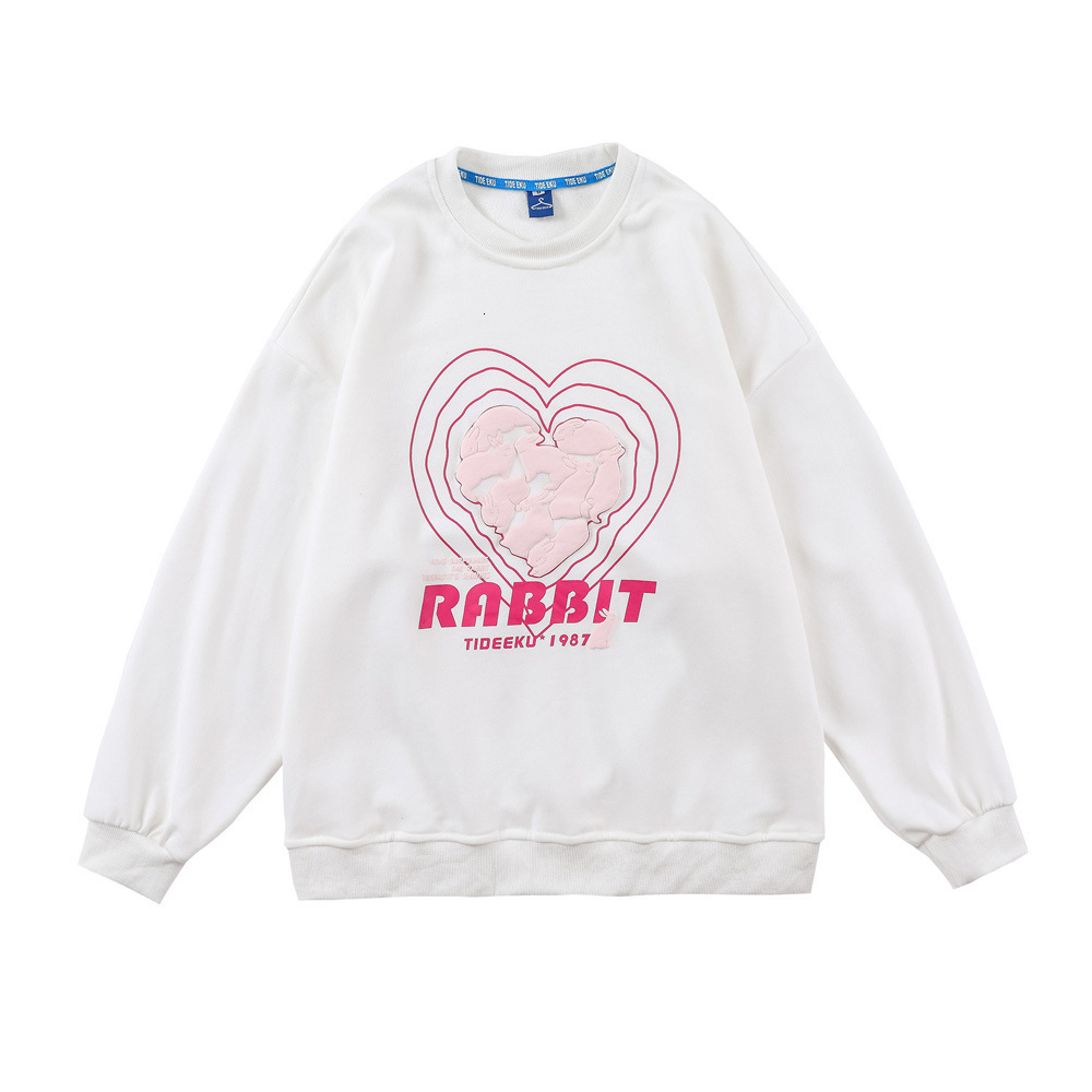 Sweatshirts Love foam printed sweater mens ins American fashion brand loose long sleeve top lazy style round neck Pullover Hoodie, White
Sweatshirts Love foam printed sweater mens ins American fashion brand loose long sleeve top lazy style round neck Pullover Hoodie, White