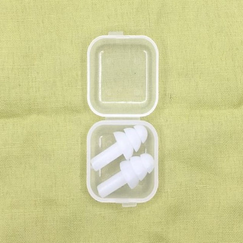 Silicone Earplugs Swimmers Soft and Flexible Ear care Plugs for travelling & sleeping reduce noise Earplug
