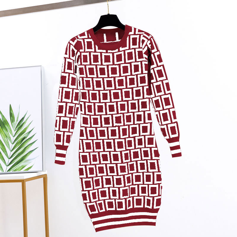 Fashion Casual Dresses Classic vintage Knit Dress Fashion Letter women Pattern knitted long Sleeve Womens Clothing crew neck knits Bodycon One-piece Skirts, Green
Fashion Casual Dresses Classic vintage Knit Dress Fashion Letter women Pattern knitted long Sleeve Womens Clothing crew neck knits Bodycon One-piece Skirts, Green