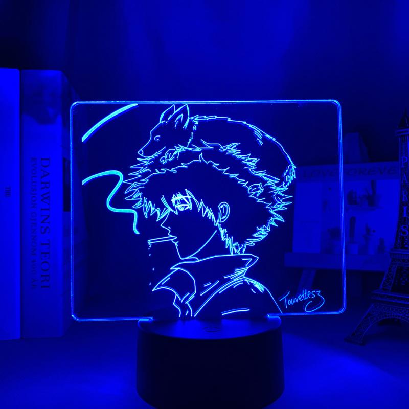Night Lights 3d Lamp Anime Cowboy Bebop For Kids Bedroom Decor Light Brithday Gift Manga Room Desk Led
Night Lights 3d Lamp Anime Cowboy Bebop For Kids Bedroom Decor Light Brithday Gift Manga Room Desk Led