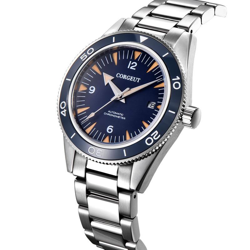 Wristwatches 41mm Mens Watch NH35 Miyota8215 Seagull1612 Automatic Movement Blue Dial Luminous Waterproof Swim 316L, No logo seagull core
Wristwatches 41mm Mens Watch NH35 Miyota8215 Seagull1612 Automatic Movement Blue Dial Luminous Waterproof Swim 316L, No logo seagull core
