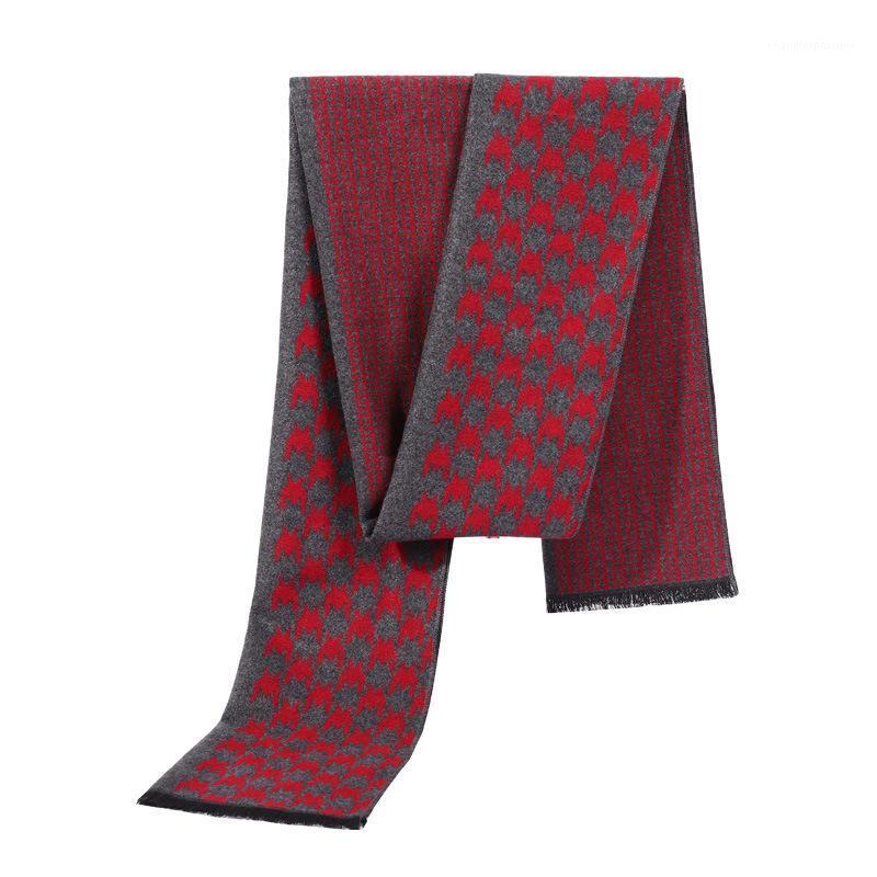 Scarves Luxury Classic Men Winter Thick Fashion Soft Warm Business Cashmere Red And Black Long Houndstooth Scarf
Scarves Luxury Classic Men Winter Thick Fashion Soft Warm Business Cashmere Red And Black Long Houndstooth Scarf