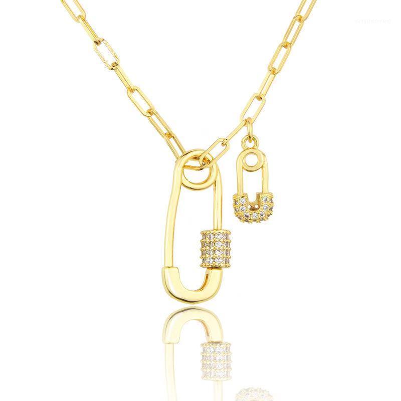 Yoiumit Magnitude Pins Chains Necklace For Women CZ Micro Dense Gold Chain Zirconia Personality Punk Jewelry G
Yoiumit Magnitude Pins Chains Necklace For Women CZ Micro Dense Gold Chain Zirconia Personality Punk Jewelry G