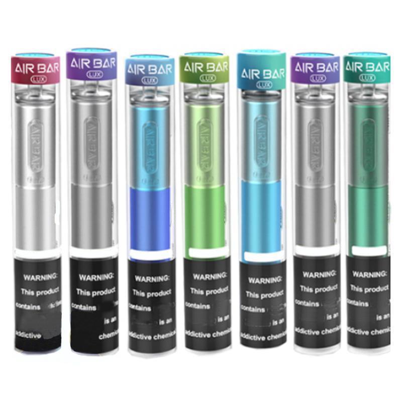 AIR BAR LUX Pen Electronic Cigarette 1000 Puffs 2.7ml Disposable Vapes Pens 500 mAh Vaper E-cigarettes
AIR BAR LUX Pen Electronic Cigarette 1000 Puffs 2.7ml Disposable Vapes Pens 500 mAh Vaper E-cigarettes