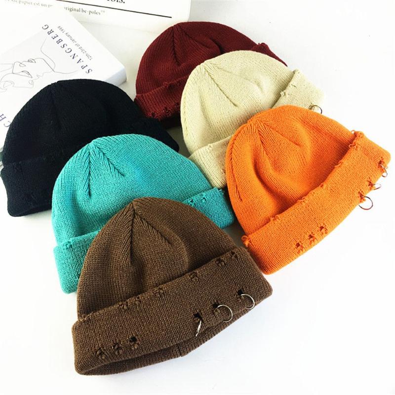 Beanies Fashion Metal Ring Beanie Hat Women Men Harajuku Knitted Hip Hop Hole Skullies Cap Winter Warm Skiing
Beanies Fashion Metal Ring Beanie Hat Women Men Harajuku Knitted Hip Hop Hole Skullies Cap Winter Warm Skiing