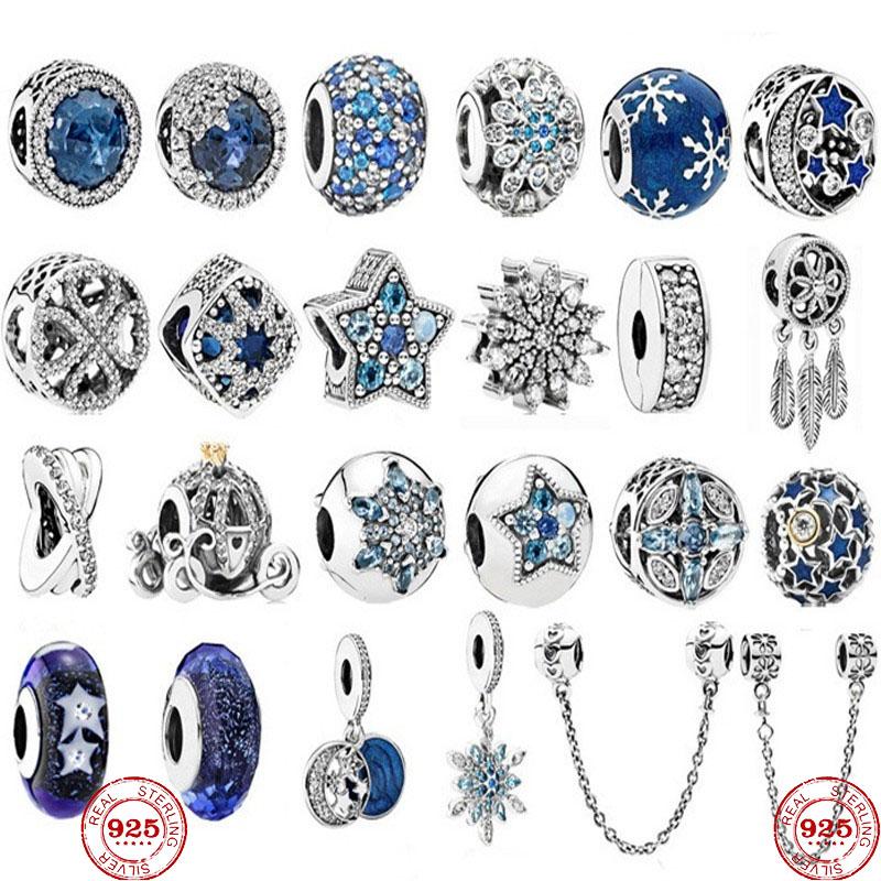 Other 925 Sterling Silver Blue Glass Beads Snowflake Pumpkin Cart Bead Fit Original Bracelet DIY Jewelry For Women
Other 925 Sterling Silver Blue Glass Beads Snowflake Pumpkin Cart Bead Fit Original Bracelet DIY Jewelry For Women