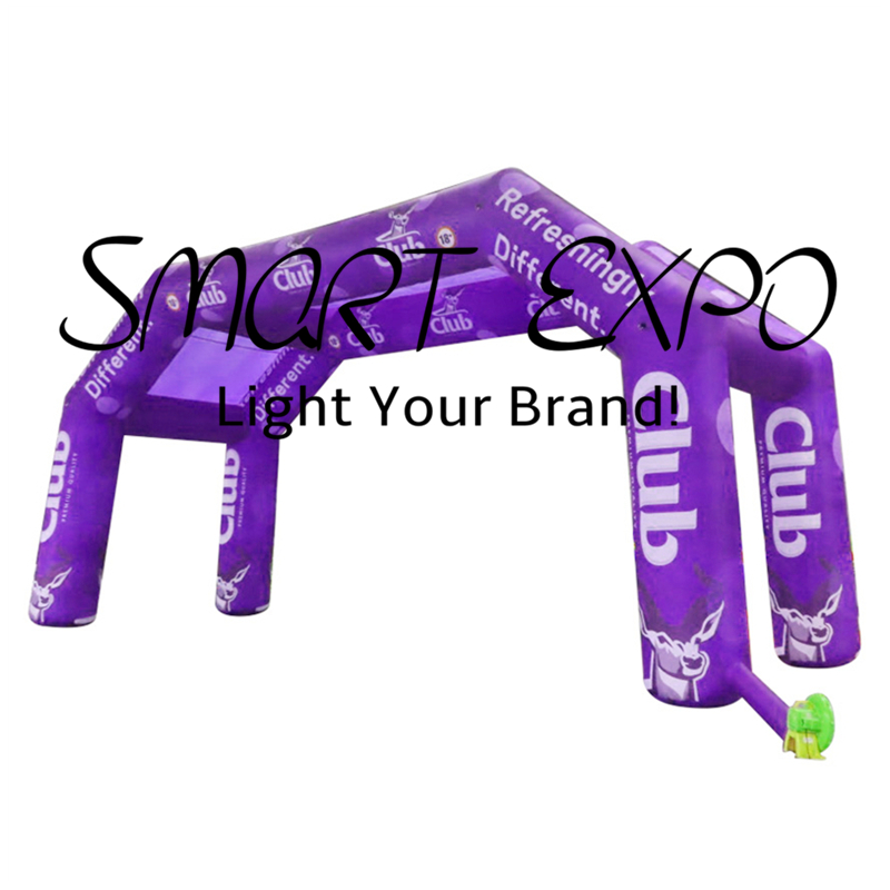 Inflatable Arch Tents W15 x H7.8 M for Promoion Event and Sports with Custom Logo Printing Base Blower