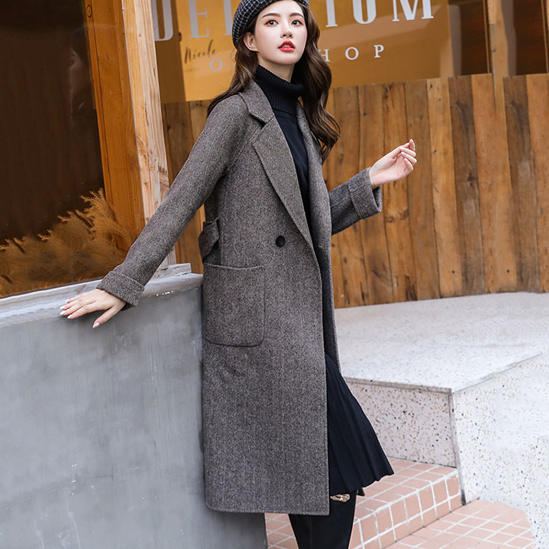 women's jackets double-sided wool, mostly woolly for winter, women's plaid coat women 0lxs, Black;brown
women's jackets double-sided wool, mostly woolly for winter, women's plaid coat women 0lxs, Black;brown