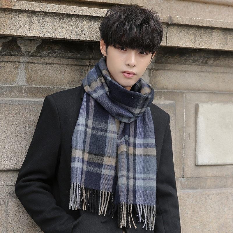 Scarves Winter Wool Scarf For Men Shawls And Wraps Korean Classical Warm Plaid Neck Male
Scarves Winter Wool Scarf For Men Shawls And Wraps Korean Classical Warm Plaid Neck Male