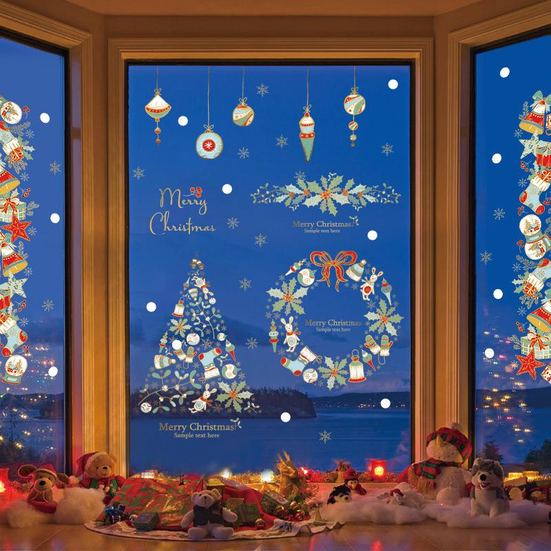 Wall Stickers Colorful Christmas Charm Glass Door Window Shop House Tree Kids Room Home Decor Self-adhesive Sticker
Wall Stickers Colorful Christmas Charm Glass Door Window Shop House Tree Kids Room Home Decor Self-adhesive Sticker
