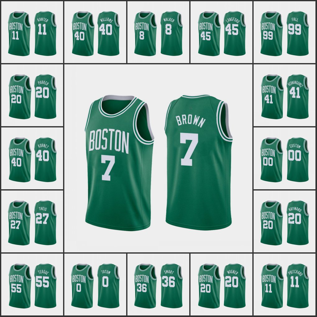 Boston' Celtics' Men Tacko Fall Jayson Tatum Kemba Walker Grant Williams Enes Kanter Marcus Smart Jaylen Brown Custom Green Icon Jersey, 10
Boston' Celtics' Men Tacko Fall Jayson Tatum Kemba Walker Grant Williams Enes Kanter Marcus Smart Jaylen Brown Custom Green Icon Jersey, 10