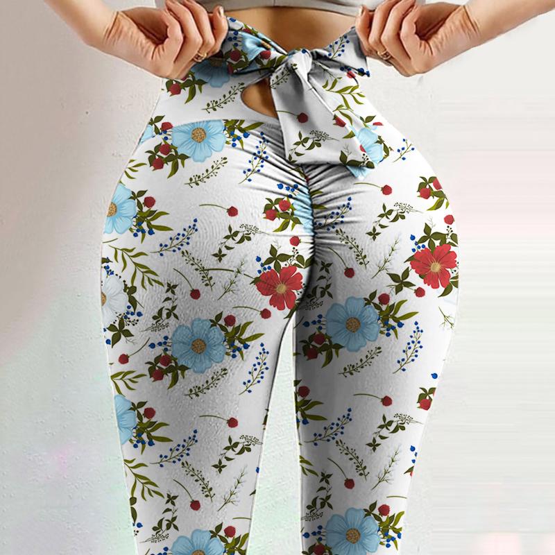 Yoga Outfit Back Bow Pants Flower Print Stretch Leggings High Waist Seamless Sports BuLifting Tights Female Broek A20Back
Yoga Outfit Back Bow Pants Flower Print Stretch Leggings High Waist Seamless Sports BuLifting Tights Female Broek A20Back