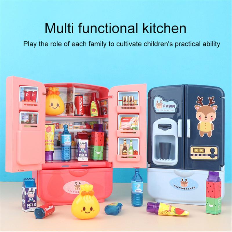 Children Simulation Refrigerator Kitchen Toys Double Door Mini Home Appliances Pretend Play Toy Set Kids House Girls Party Favor
Children Simulation Refrigerator Kitchen Toys Double Door Mini Home Appliances Pretend Play Toy Set Kids House Girls Party Favor