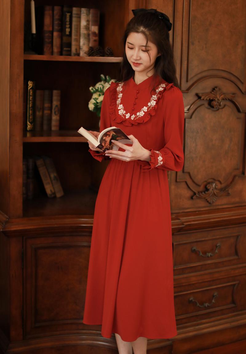 Fashion Women's Clothing Full Vintage Dress For Women Dresses F Casual