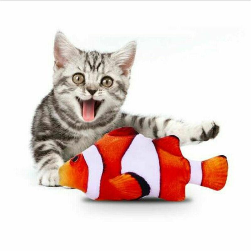 Cat Toys Wagging Realistic Plush Simulation Toy Mint Pet Stuffed