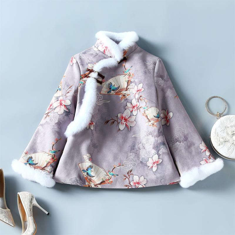 Ethnic Clothing H.RONG.X Winter Traditional Chinese Cheongsam Coat Retro Purple Elegant Cotton Qipao Tops Warm Print Party Chipao Jacket XXL
Ethnic Clothing H.RONG.X Winter Traditional Chinese Cheongsam Coat Retro Purple Elegant Cotton Qipao Tops Warm Print Party Chipao Jacket XXL