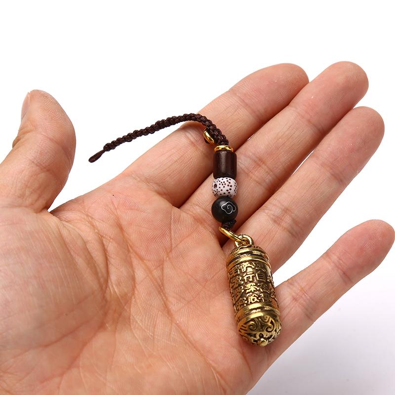 Keychains Tibetan Buddhism Chinese Sutra Bottle Car Key Chain Pendants Jewelry Lucky Hangings Brass Vintage Leather Bag Lanyard
Keychains Tibetan Buddhism Chinese Sutra Bottle Car Key Chain Pendants Jewelry Lucky Hangings Brass Vintage Leather Bag Lanyard