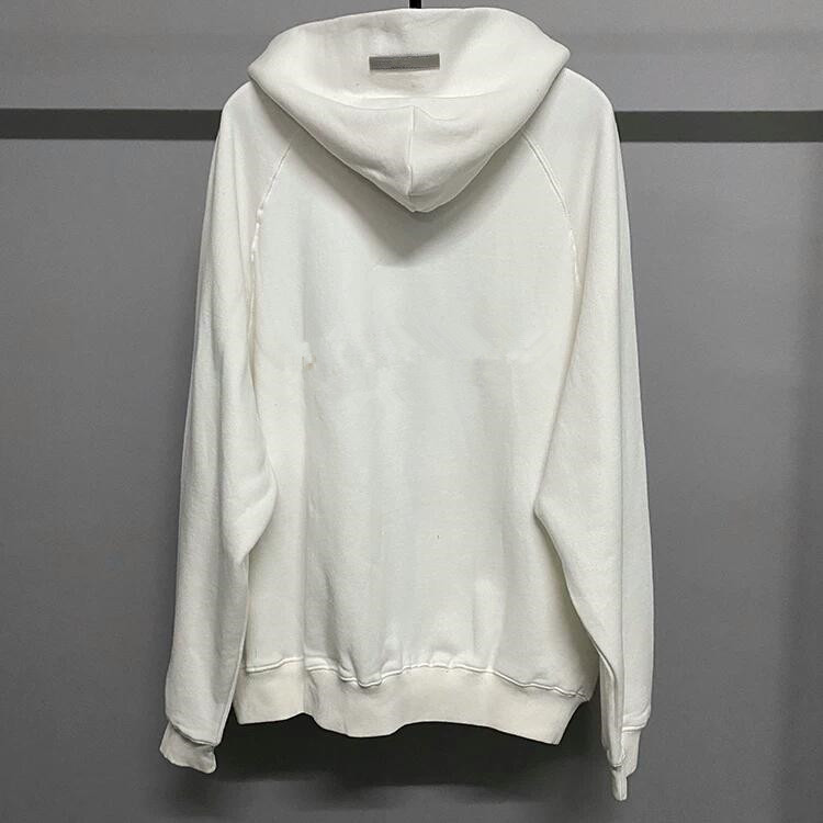 Autumn Winter Hooded Sweatshirt Europe Oversize Coffee Matcha Green Reflective Hoodie Skateboard Hoody Fleece