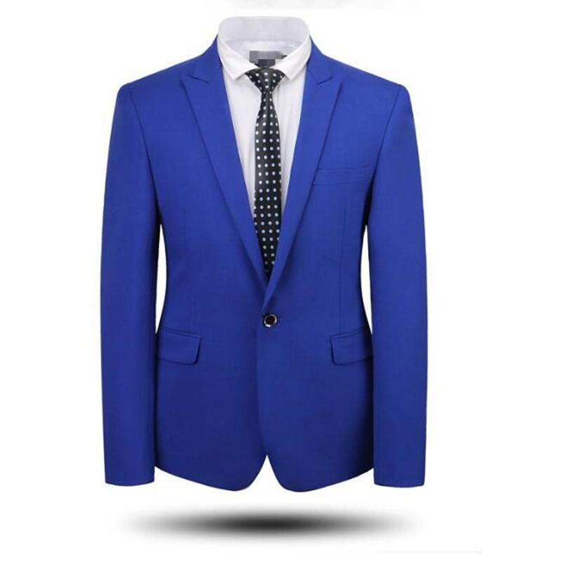 Men's Suits & Blazers Blue Men Jacket One Button Groom Wedding Tuxedos S Arrival Formal Work Business, Black
Men's Suits & Blazers Blue Men Jacket One Button Groom Wedding Tuxedos S Arrival Formal Work Business, Black