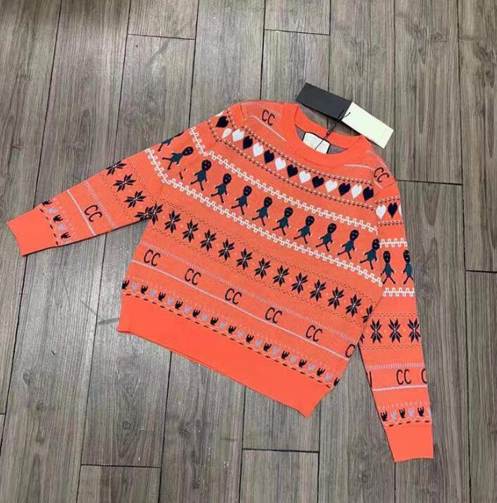 2021 Fashion Parisian designer Orange Women&#039;s Sweater High-end comfort design G letter embroidery design round neck cashmere plus-SIZE S-XL от DHgate WW