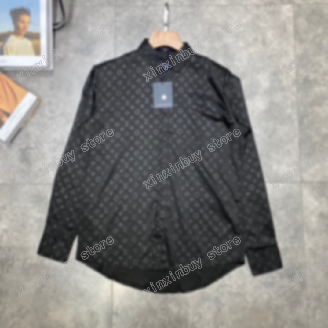 2021 latest luxury fashion full of dark pattern flocking letter printed shirt famous men's designer high-quality versatile loose casual, White;black
2021 latest luxury fashion full of dark pattern flocking letter printed shirt famous men's designer high-quality versatile loose casual, White;black