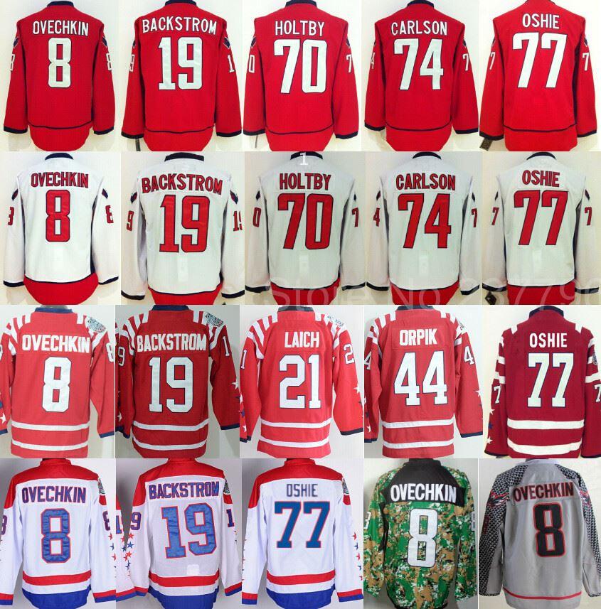 washington capitals hockey red 8 alex ovechkin jersey 19 nicklas backstrom 21 laich 44 brooks orpik 70 holtby 74 john carlson 77 tj oshie, Black;red
washington capitals hockey red 8 alex ovechkin jersey 19 nicklas backstrom 21 laich 44 brooks orpik 70 holtby 74 john carlson 77 tj oshie, Black;red