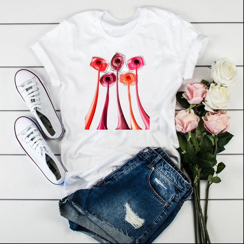 women t shirt fashion 3d finger nail paint color cute printed female tee harajuku womens, White
women t shirt fashion 3d finger nail paint color cute printed female tee harajuku womens, White