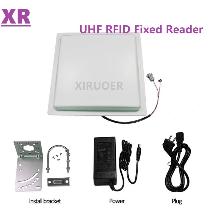 

0-15M Reading Distance 900mhz Long range RFID UHF integrated reader For Parking System Access Card Reader Writer LINEAR Polarized Antenna with 12dBi Gain