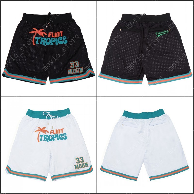 Men's #33 Jackie Moon Pants Flint Tropics Semi Pro Movie Basketball Shorts Stitched, White
Men's #33 Jackie Moon Pants Flint Tropics Semi Pro Movie Basketball Shorts Stitched, White