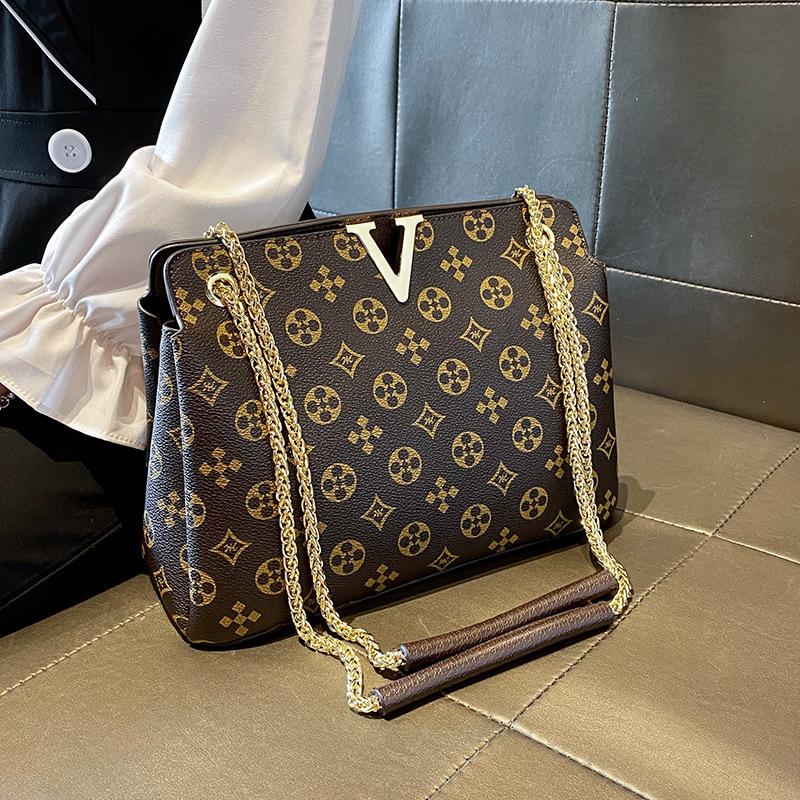 Evening Bags 2021 Fashion Single Shoulder Messenger Chain Bag High Quality Large Capacity Satchels Ladies Purses And Handbags Luis Vitton