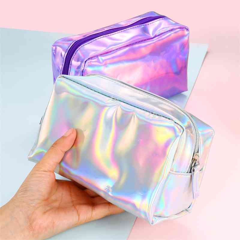New square Pu shooter takes cosmetic student pen bag colorful pillow laser Wallet, Purple
New square Pu shooter takes cosmetic student pen bag colorful pillow laser Wallet, Purple