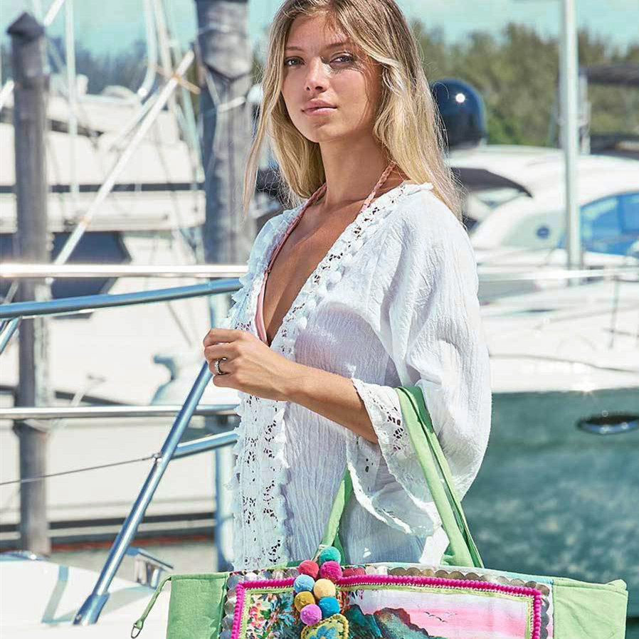 White Tunic Beach Cover up Summer Mini Dress Women Wear Swim Suit Up Sarong Q1147 210420