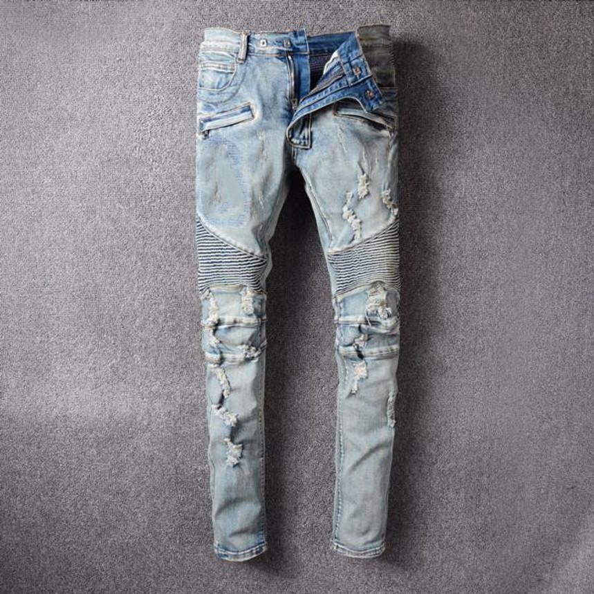 2021 Mens jeans Distrsed Motorcycle biker jean Rock ny Slim Ripped hole letter Top Quality Brand 8 Colors Denim Size 28-40, Blue
2021 Mens jeans Distrsed Motorcycle biker jean Rock ny Slim Ripped hole letter Top Quality Brand 8 Colors Denim Size 28-40, Blue