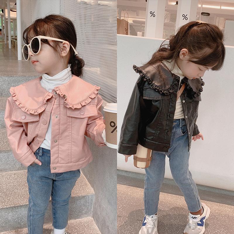 Jackets 2021 Girls Thicken PU Leather Coat Full Sleeve Cotton Autumn Fashion Jacket Kids Clothes 2-8 Years, Black
Jackets 2021 Girls Thicken PU Leather Coat Full Sleeve Cotton Autumn Fashion Jacket Kids Clothes 2-8 Years, Black