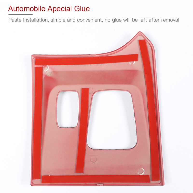 Car Electronic Handbrake Switch Button Panel Trim For Dodge RAM 1500 18-20 Red Carbon Fiber