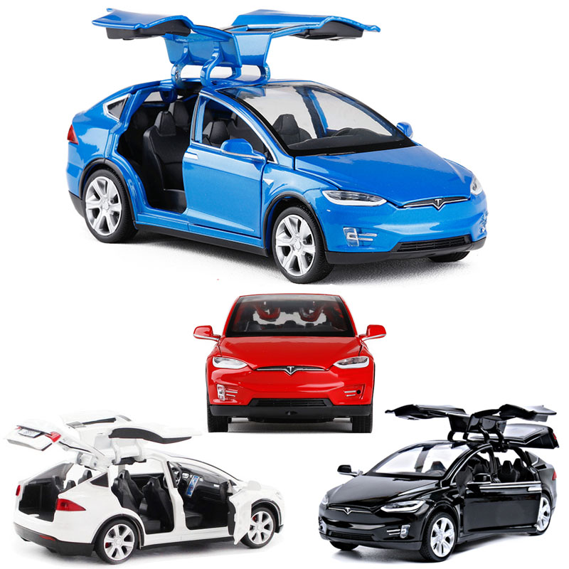 132 Tesla Model X high simulation alloy car model car children toys metal model car children toys collection
132 Tesla Model X high simulation alloy car model car children toys metal model car children toys collection