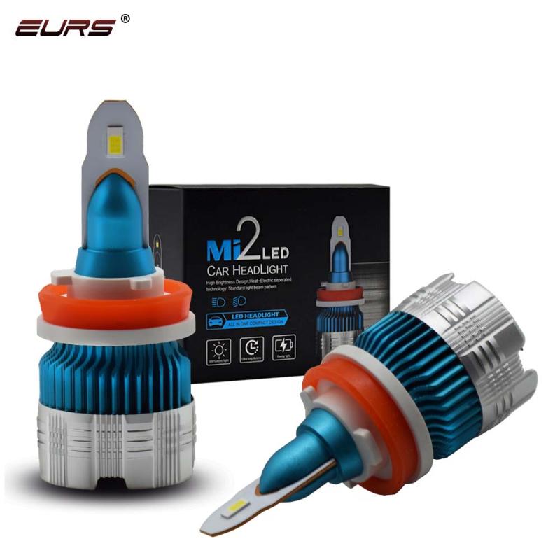 Car Headlights EURS H4 Hi Lo LED Headlight Bulbs H7 H11 9005 9006 56W 4800lm 6500K CSP M2 Auto Headlamp Lamp Lighting Bulb 12v 24v
Car Headlights EURS H4 Hi Lo LED Headlight Bulbs H7 H11 9005 9006 56W 4800lm 6500K CSP M2 Auto Headlamp Lamp Lighting Bulb 12v 24v