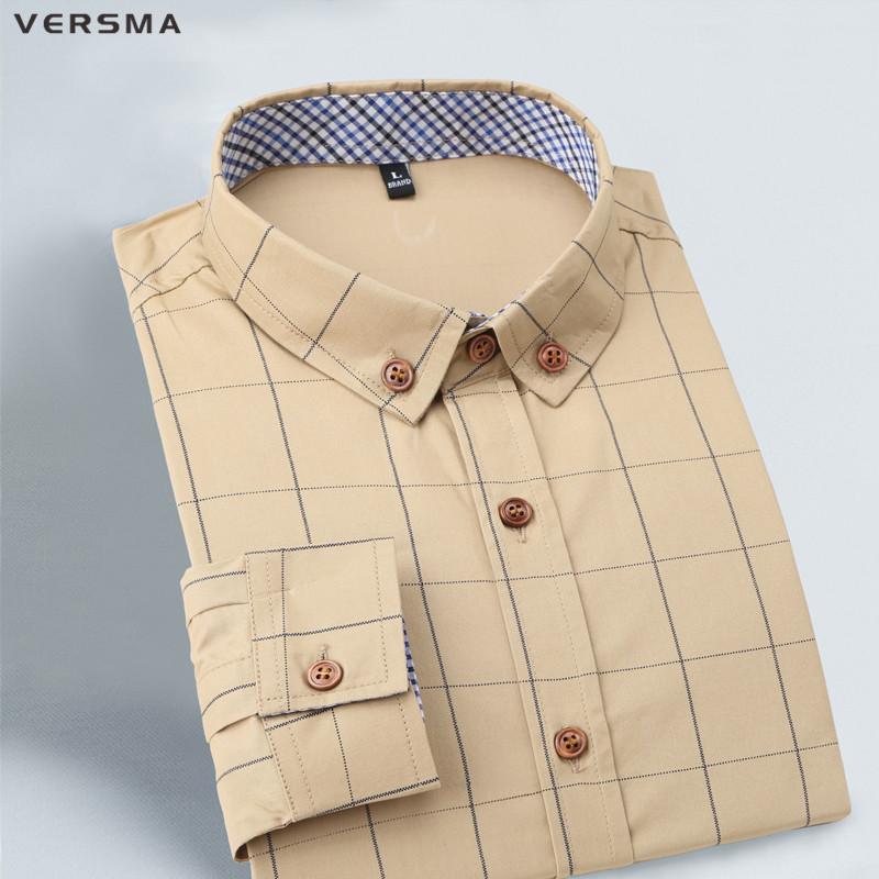 Red Plaid Shirt Men Warm Checker Tartan Clothing Mens Shirts Slim Fit Brand-clothing Long Sleeve Checkered 5XL Men's Casual
